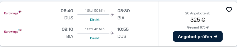 Flug Eurowings